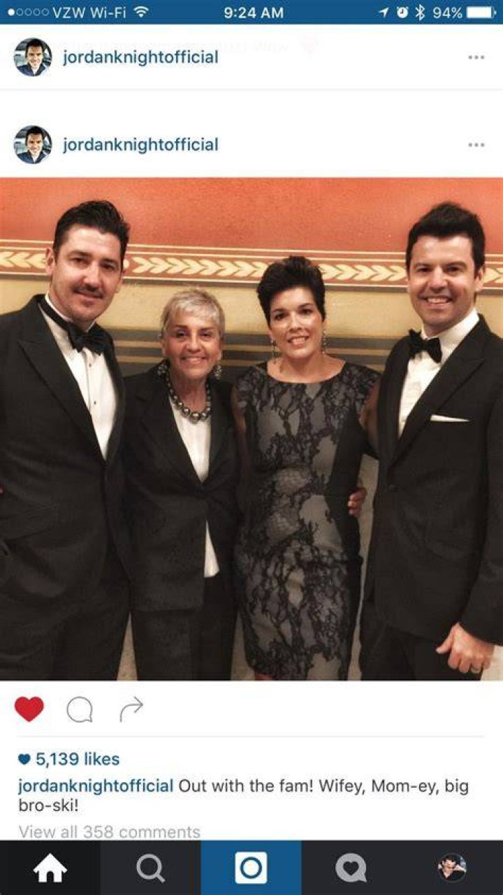 Jon, Jordan and mom Jordan knight wife, Jonathan knight, Jordan knight